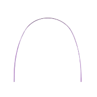 Дуга TMA формы Damon .019х.025 LOW FRICTION пурпурная